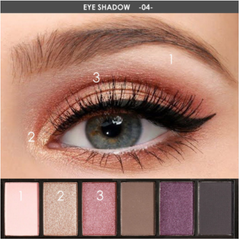 FOCALLURE 6 Colors Eyeshadow Palette