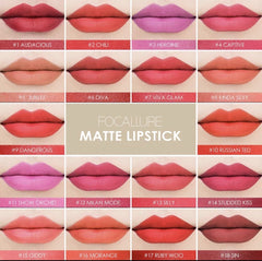 FOCALLURE Long Lasting Matte Lipstick