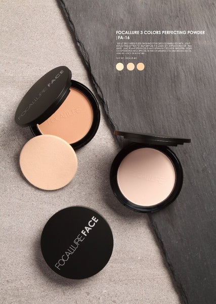 FOCALLURE Oil Control Pressed Powder