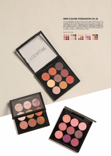 FOCALLURE 9 Colors Eyeshadow Palette